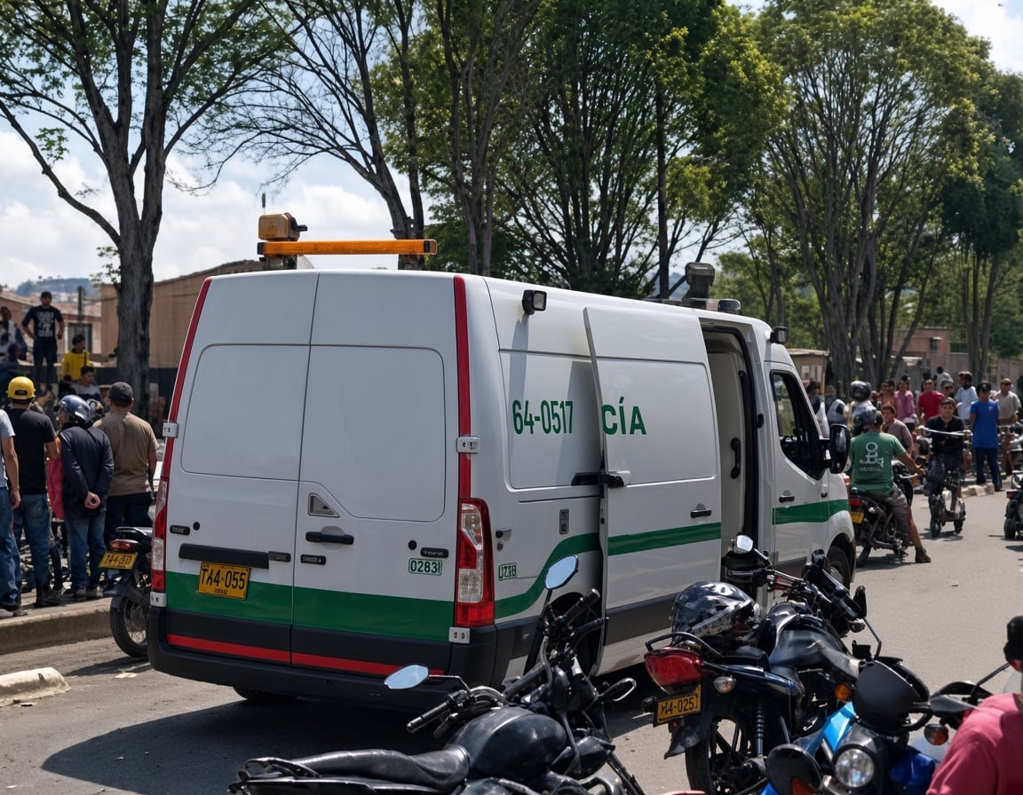 Dos policías heridos tras ataque con explosivo en Popayán. Foto: suministrada.