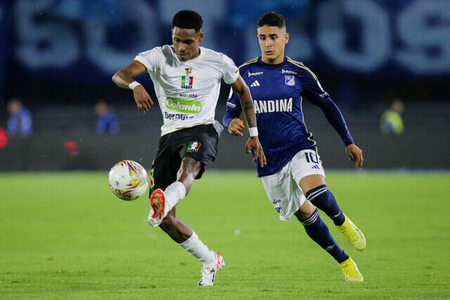 Millonarios vs Once Caldas. Foto: Colprensa/ Mariano Vimos