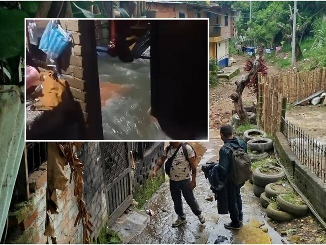 Lluvias dejan barrios inundados en Ibagué