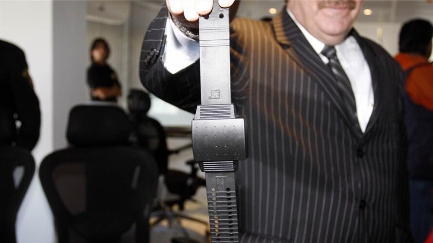 Brazalete electrónico. Foto: Colprensa