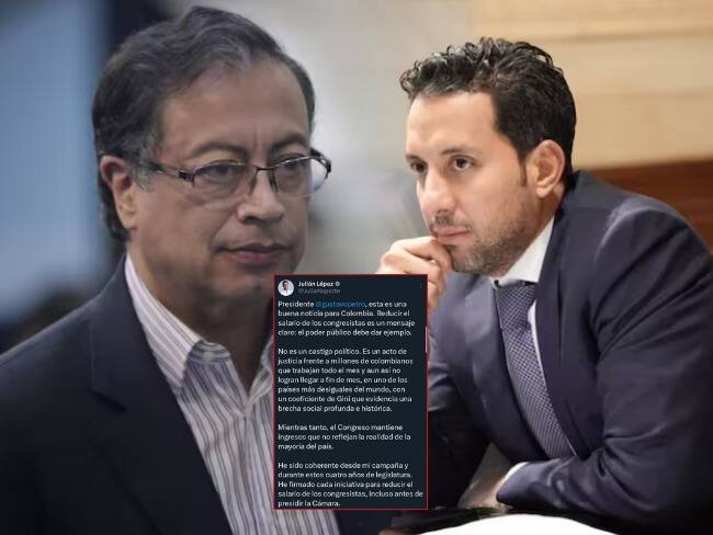 Reducir el salario a los congresistas no es un castigo político: Presidente de la Cámara