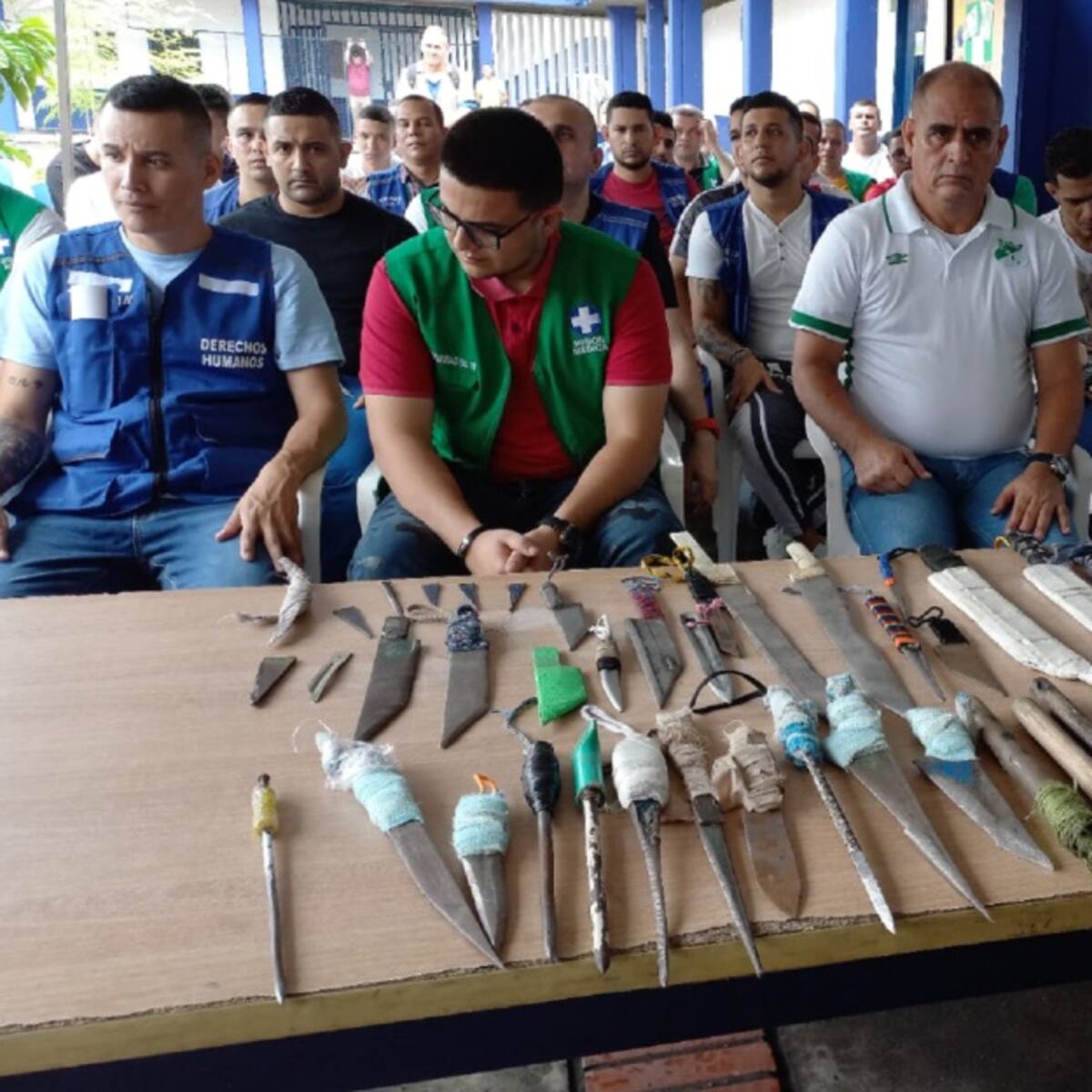 Jornada de entrega voluntaria de armas en la cárcel Modelo de Cúcuta