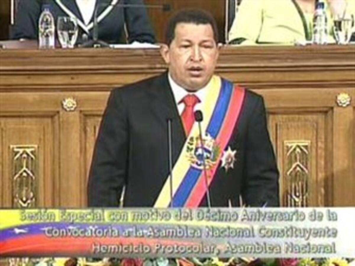 Chávez critica a Arias por Honduras y a Uribe por presencia de militares de EE.UU. en territorio colombiano