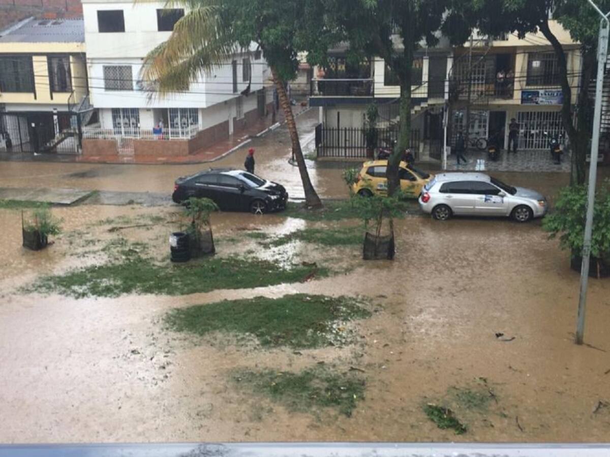 Fuerte lluvia con granizo en Cali dejó caída de árboles e inundaciones