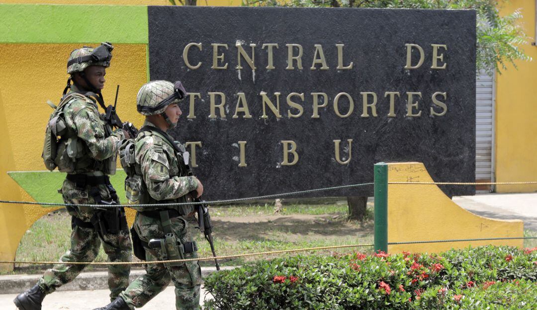 Foto del municipio de Tibú donde se dio el intento de asonada.