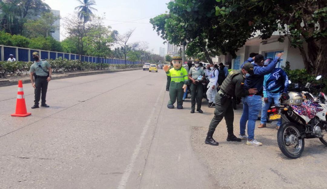 También se aplicaron 48 comparendos por infringir normas de tránsito en el sector turístico