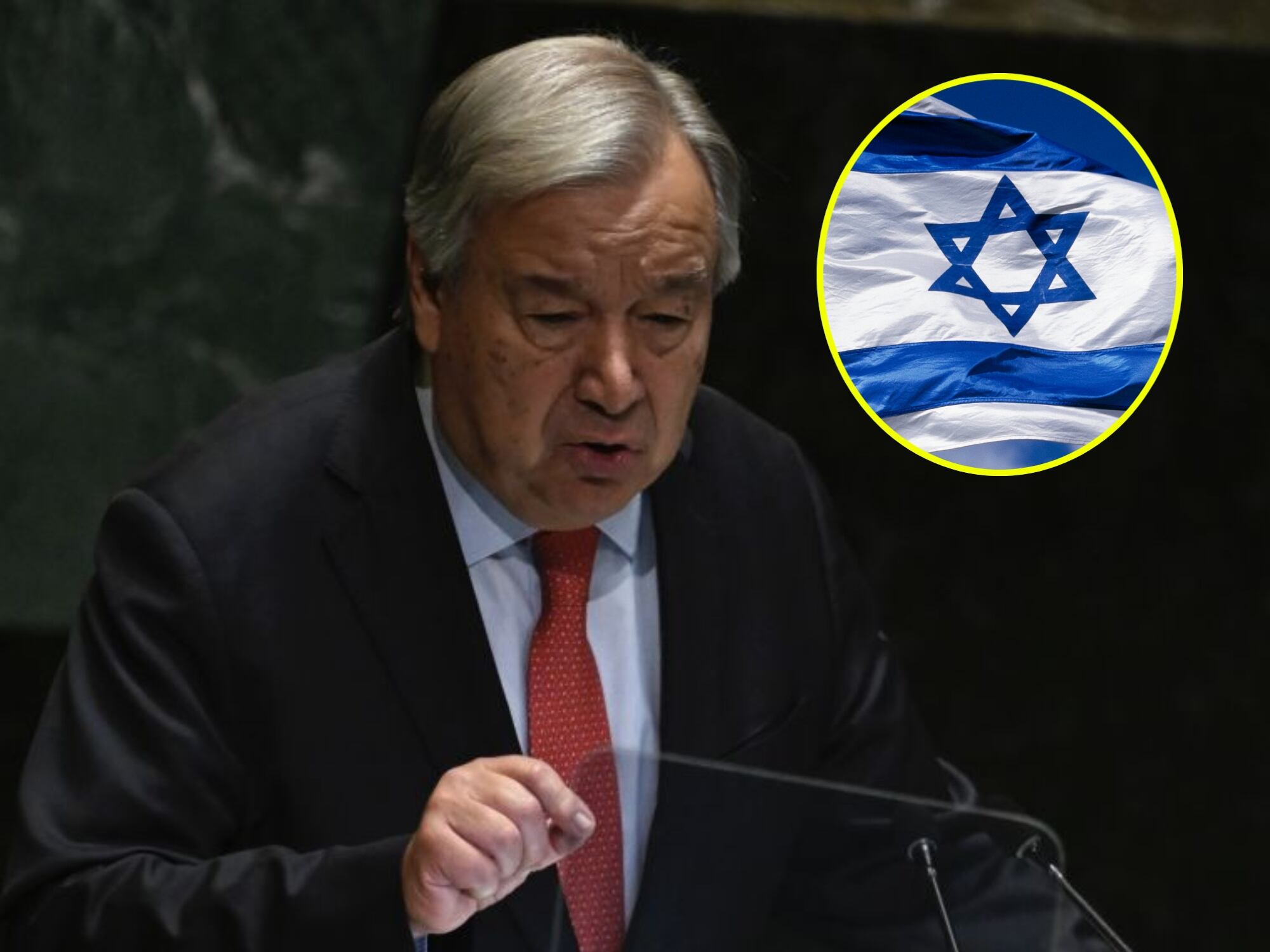 Israel señala de "persona non grata" al Secretario General de la ONU por no condenar "inequívocamente" los ataques contra su territorio ayer. (Foto: Getty)