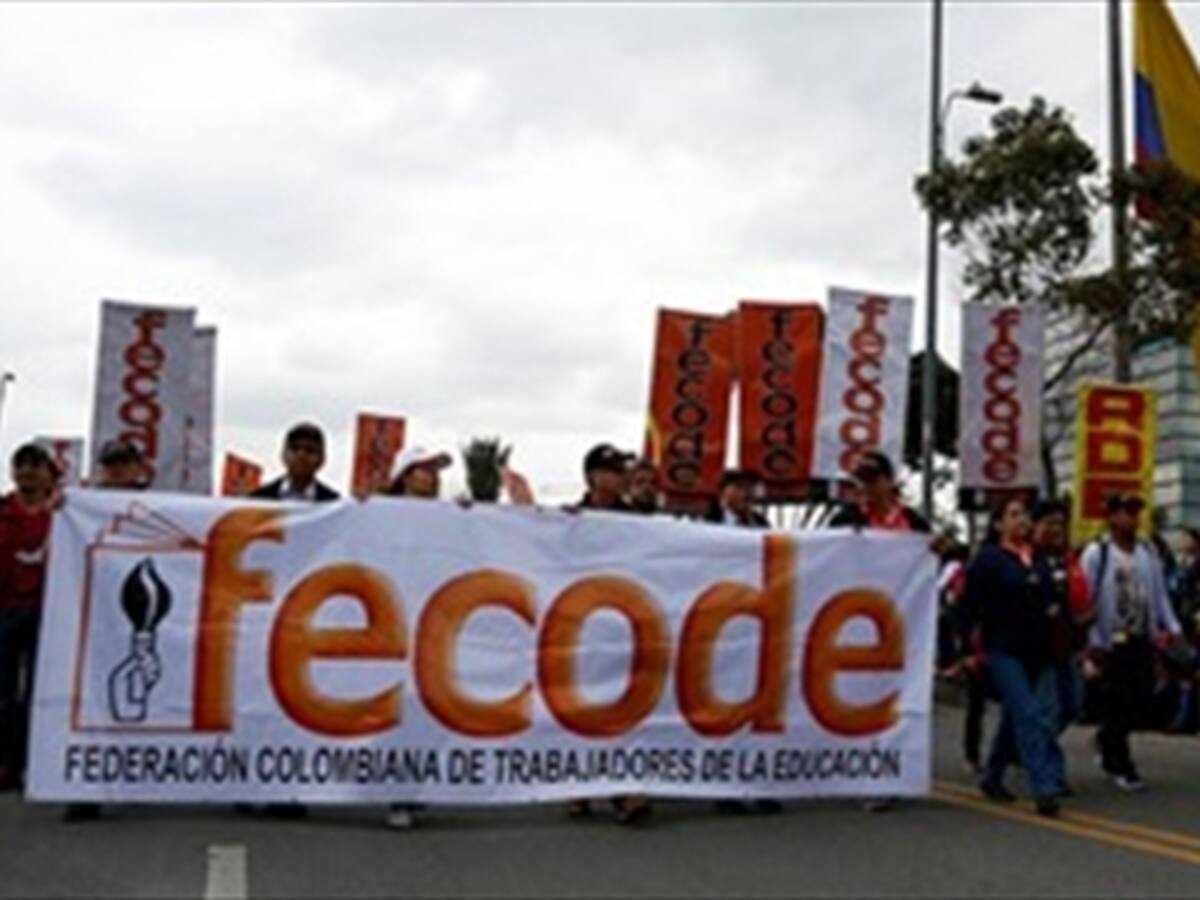 Llegan educadores de todas las regiones del país para “Toma de Bogotá”