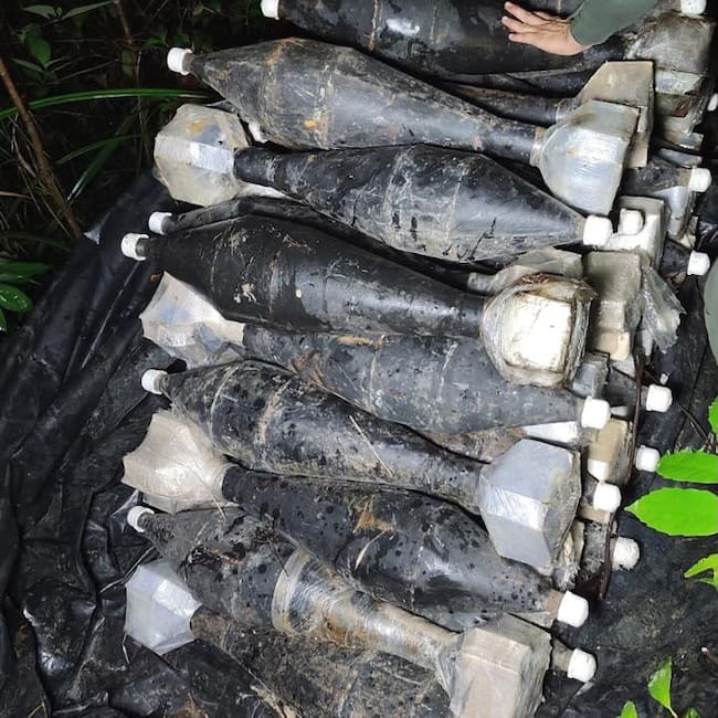 Ejército frustró atentados terroristas con drones en Norte de Santander / Foto Ejercol