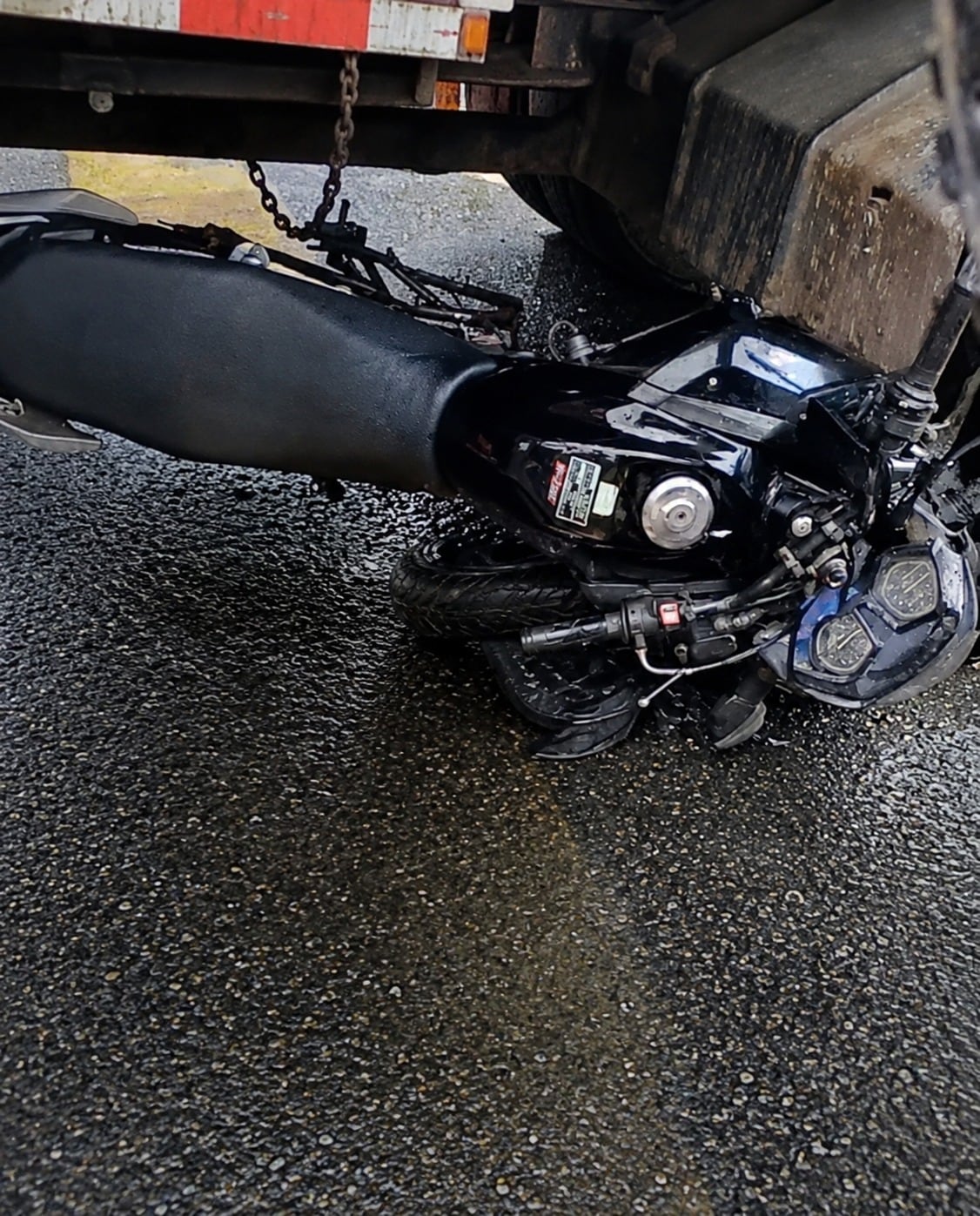 Accidente en Turbaco causó graves lesiones a motociclista.