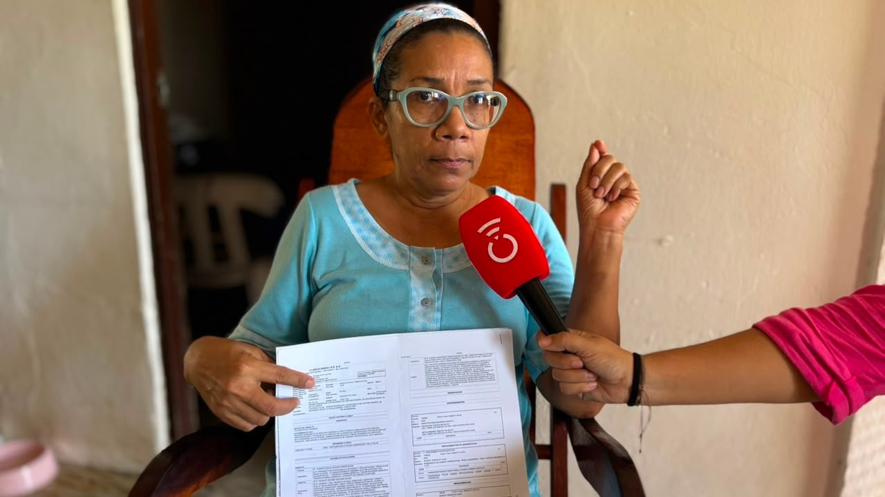 Teresa Henao, afectada. // Caracol Radio Cartagena