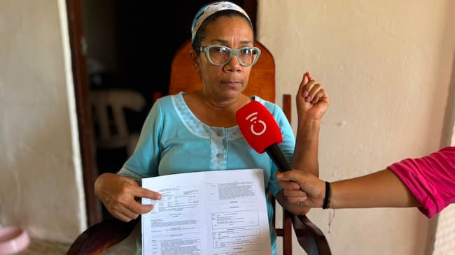 Teresa Henao, afectada. // Caracol Radio Cartagena