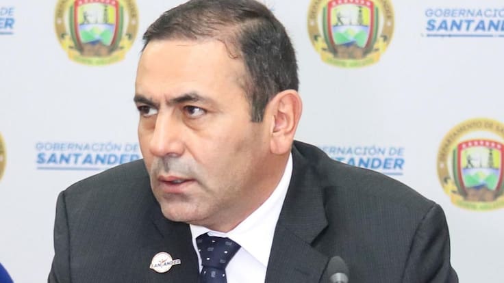 Juvenal Díaz Mateus, Gobernador de Santander