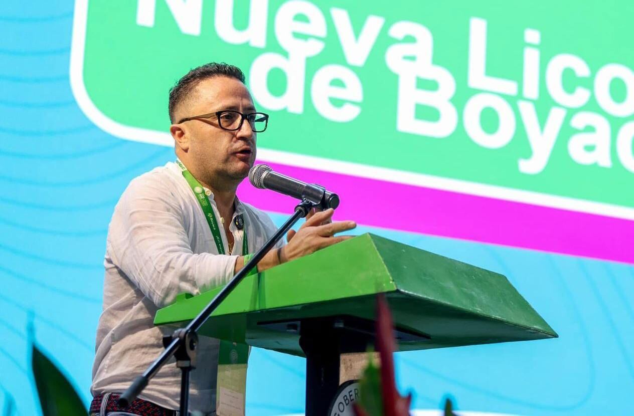 Juan Carlos Alfonso, gerente de la Nueva Licorera de Boyacá /  Foto: Gobernación de Boyacá.