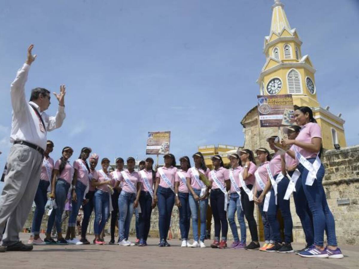 Con Recorrido en sitios emblemáticos de la Independencia, se hizo lanzamiento de Expedición Cartagena