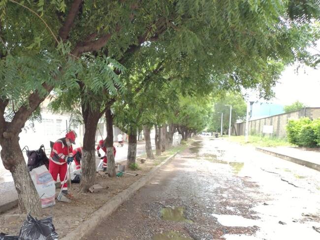 Vías dañadas en la urbanización García Herreros, Cúcuta / Foto: Cortesía JAC García Herreros