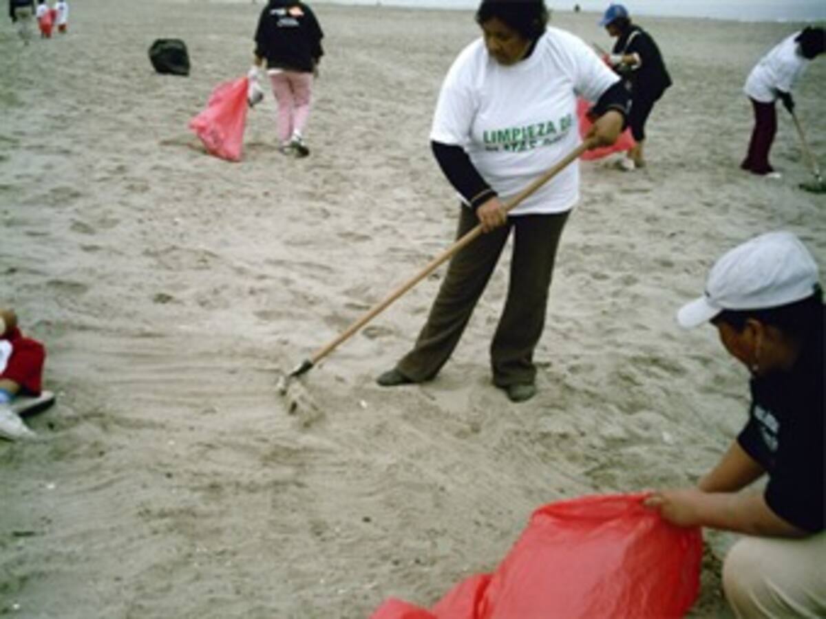 Gigantesca jornada de limpieza en la isla de Barú