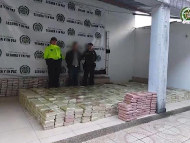 Incautan una tonelada y media de marihuana en Santa María, Boyacá / Cortesía: Policía Nacional