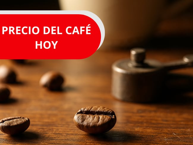 Precio del café HOY 22 de enero 2026, imagen generada con IA