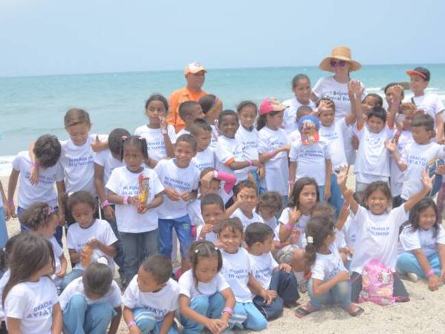 60 niños de fundación de Taliana Vargas conocieron el Parque Tayrona