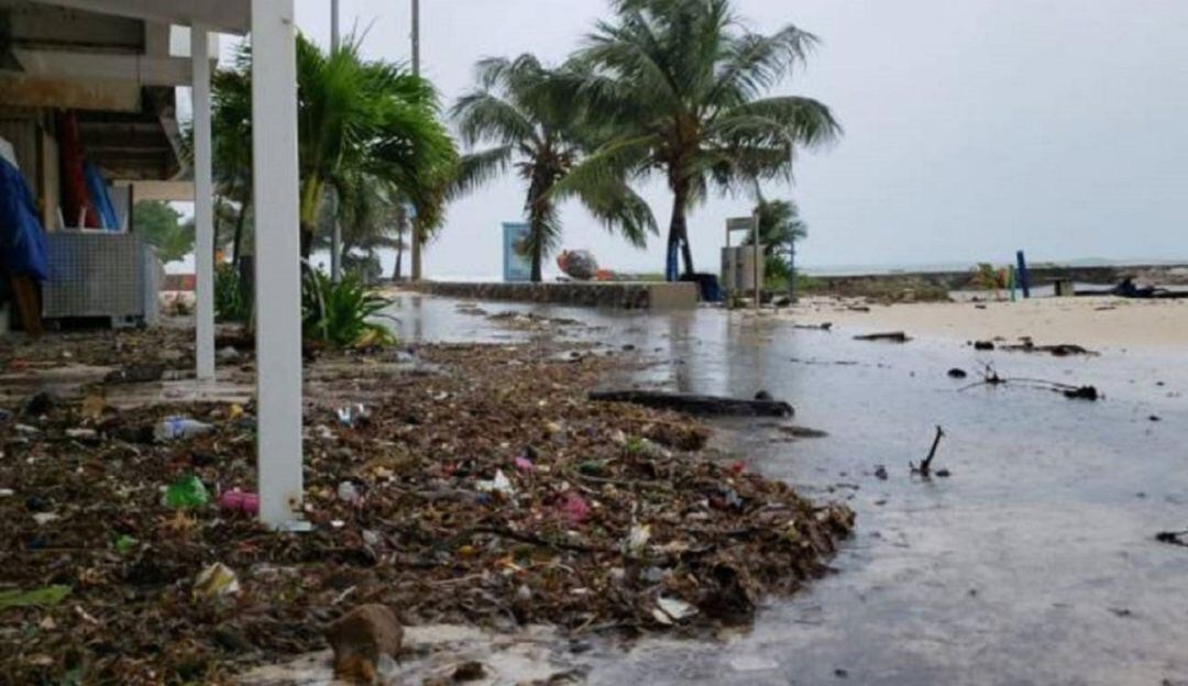 Paso de huracán Iota 