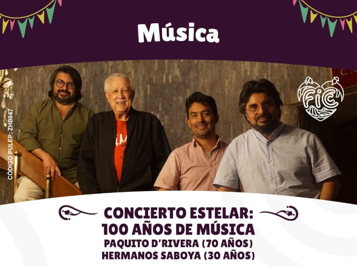 «Cien años de música»: Paquito D’Rivera y los hermanos Saboya unen su arte en Tunja