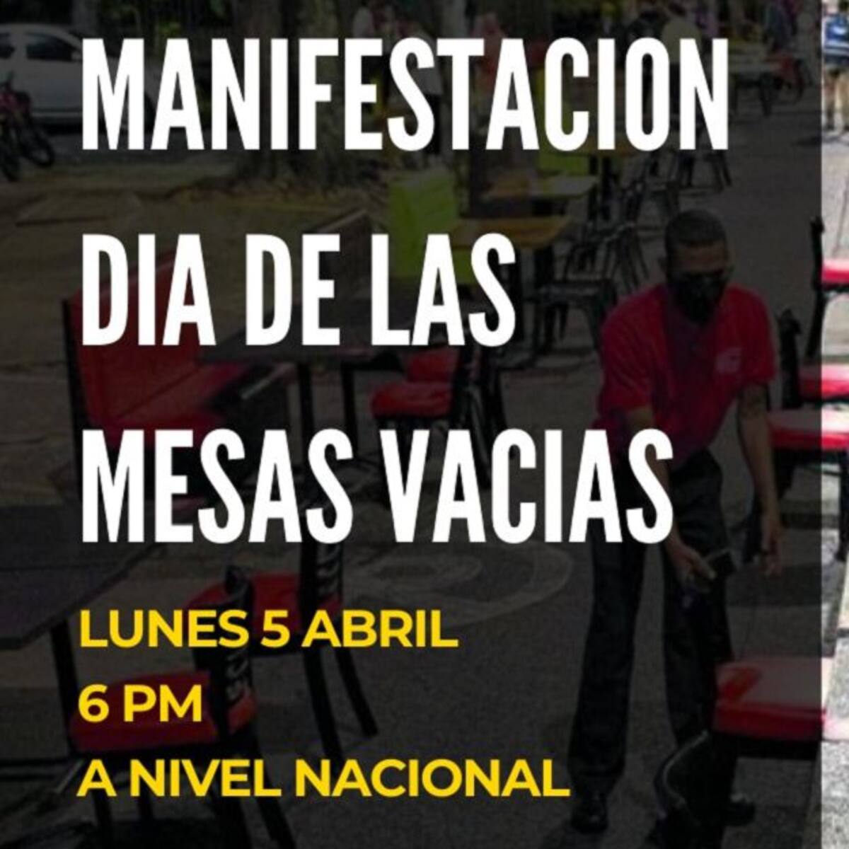 Empresarios de la noche en Manizales se unen al Día de las Mesas Vacías