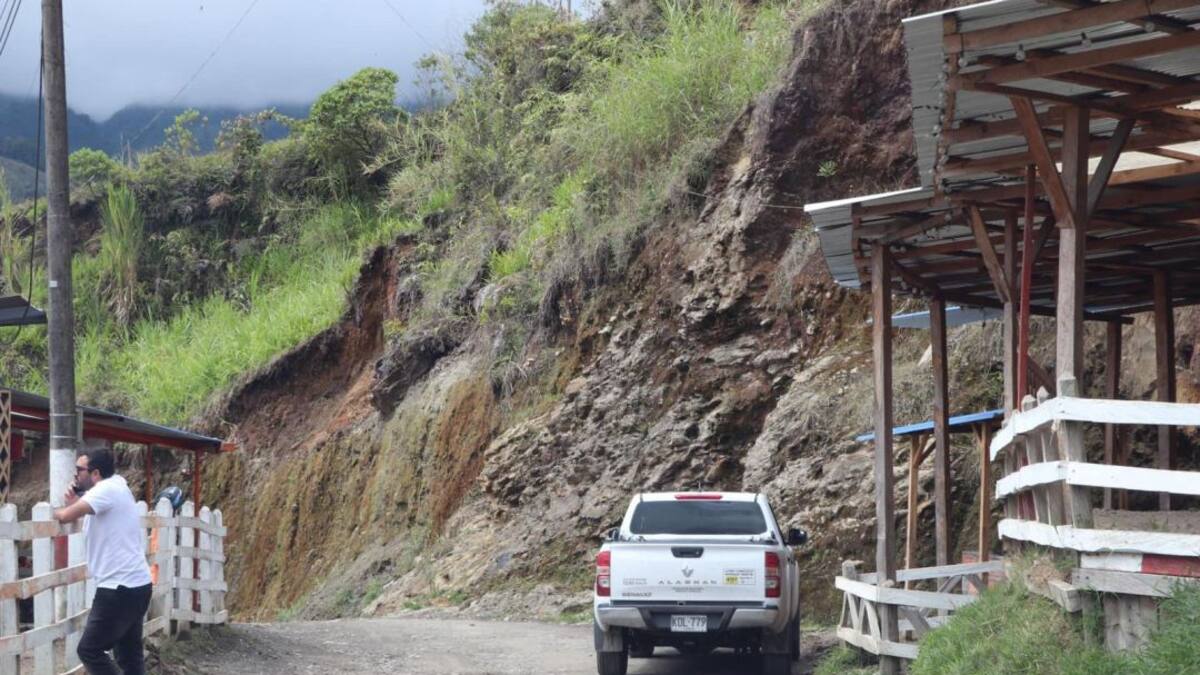 Lluvias también generan inconvenientes viales en Pensilvania, Caldas