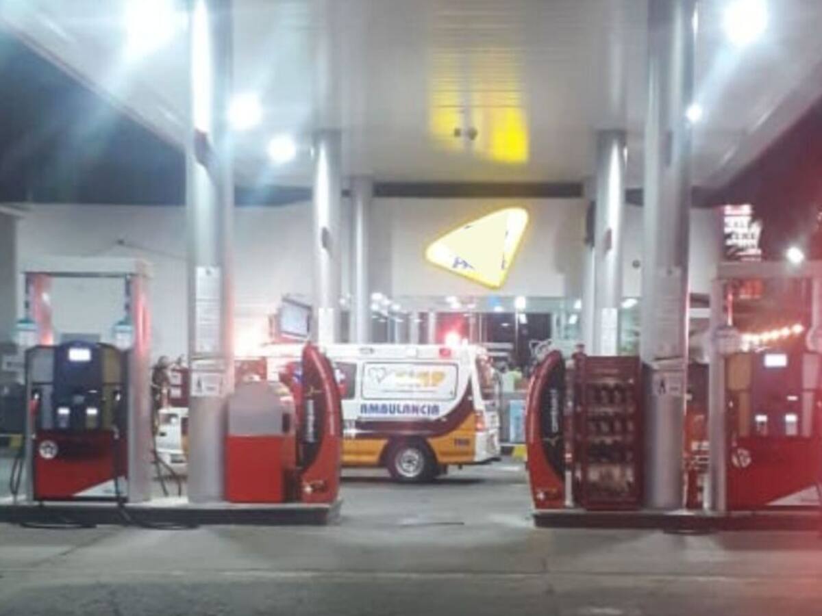 Mujer fue asesinada en estación de combustible en Cali