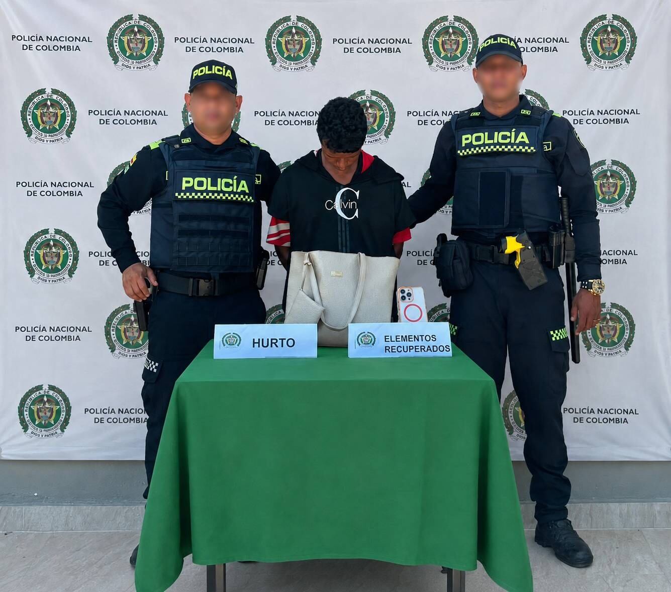 Capturado alias de “Oscarito”. // Policía Metropolitana de Cartagena