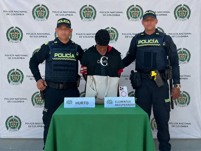 Capturado alias de “Oscarito”. // Policía Metropolitana de Cartagena
