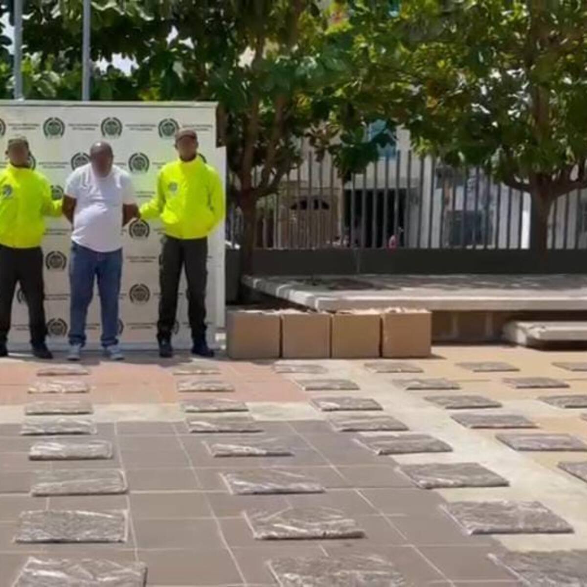 Policía incautó 58 kilos de marihuana en una vivienda del barrio La María en Cartagena