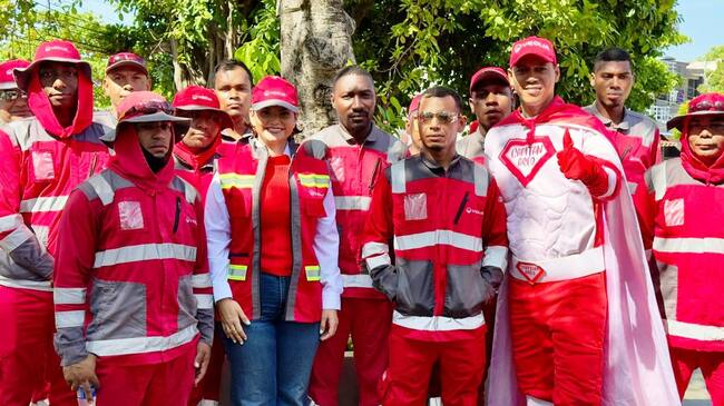 Veolia realizó el lanzamiento de la Brigada "Barremos Con Orgullo Cartagenero"
