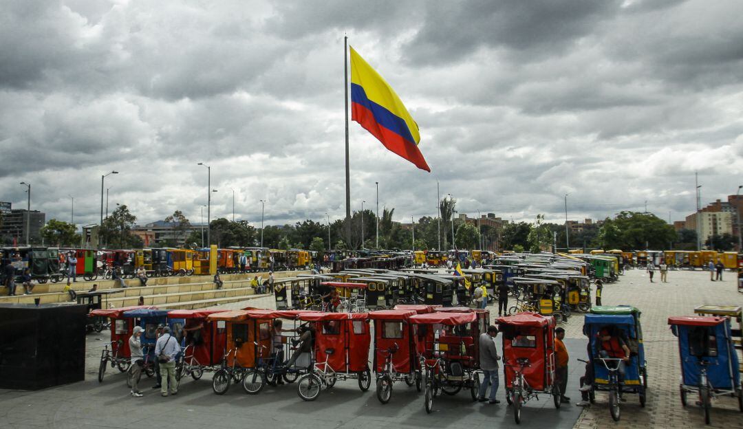 Bicitaxis en Bogotá