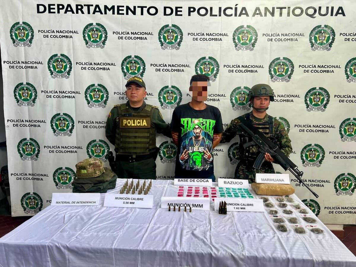 Capturan a presunto integrante del Clan del Golfo en el Suroeste antioqueño