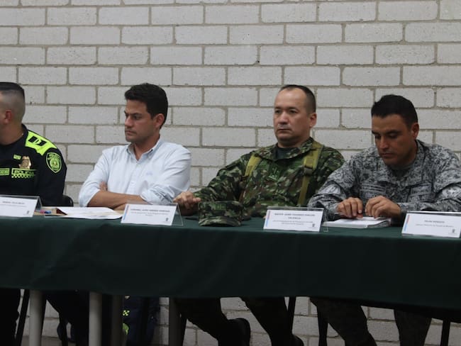 Consejo de seguridad y convivencia territorial en Manrique, Medellín.