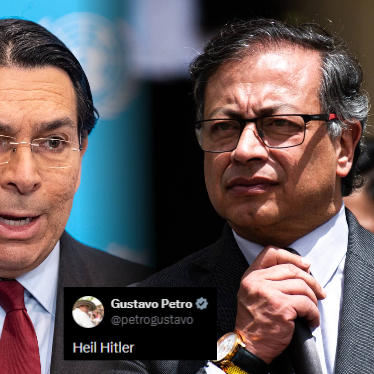 Embajador de Israel en la ONU exige disculpas a presidente Petro por consignas nazi, ¿qué pasó?