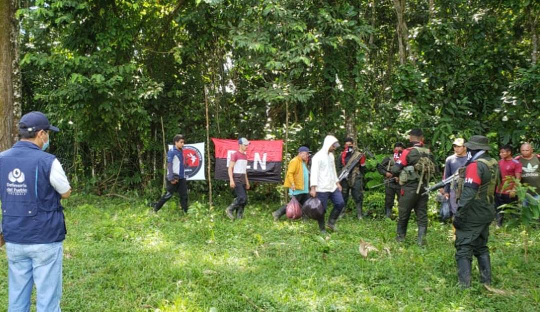 Liberadas 9 personas que tenía el ELN / Cortesía Defensoría del Pueblo