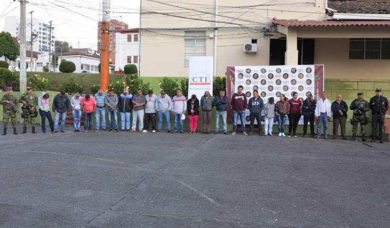 Presuntos integrantes de la organización "Sodoma"