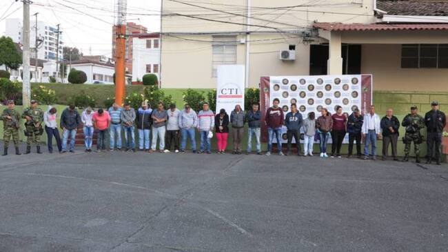 Presuntos integrantes de la organización "Sodoma"