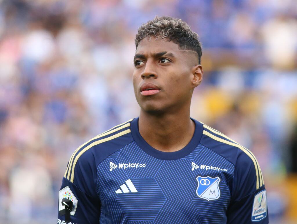Emerson Rivaldo Rodríguez, muy cerca de convertirse en nuevo jugador de Santa Fe. (Photo by Daniel Garzon Herazo/NurPhoto via Getty Images)
