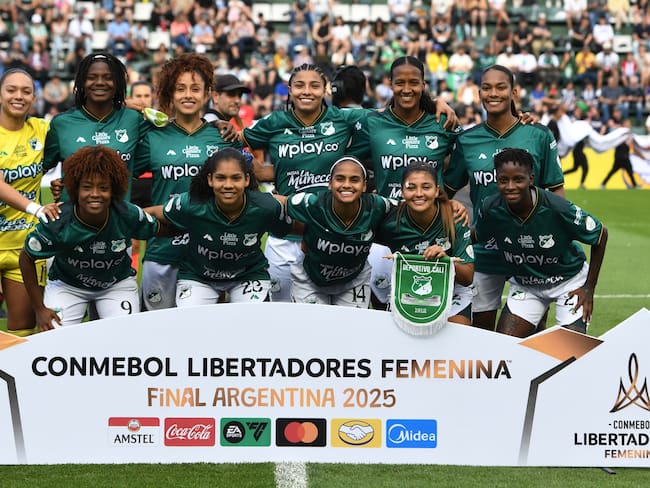 Jugadoras titulares de Deportivo Cali en la final de Copa Libertadores Femenina vs. Corinthians / Getty Images.