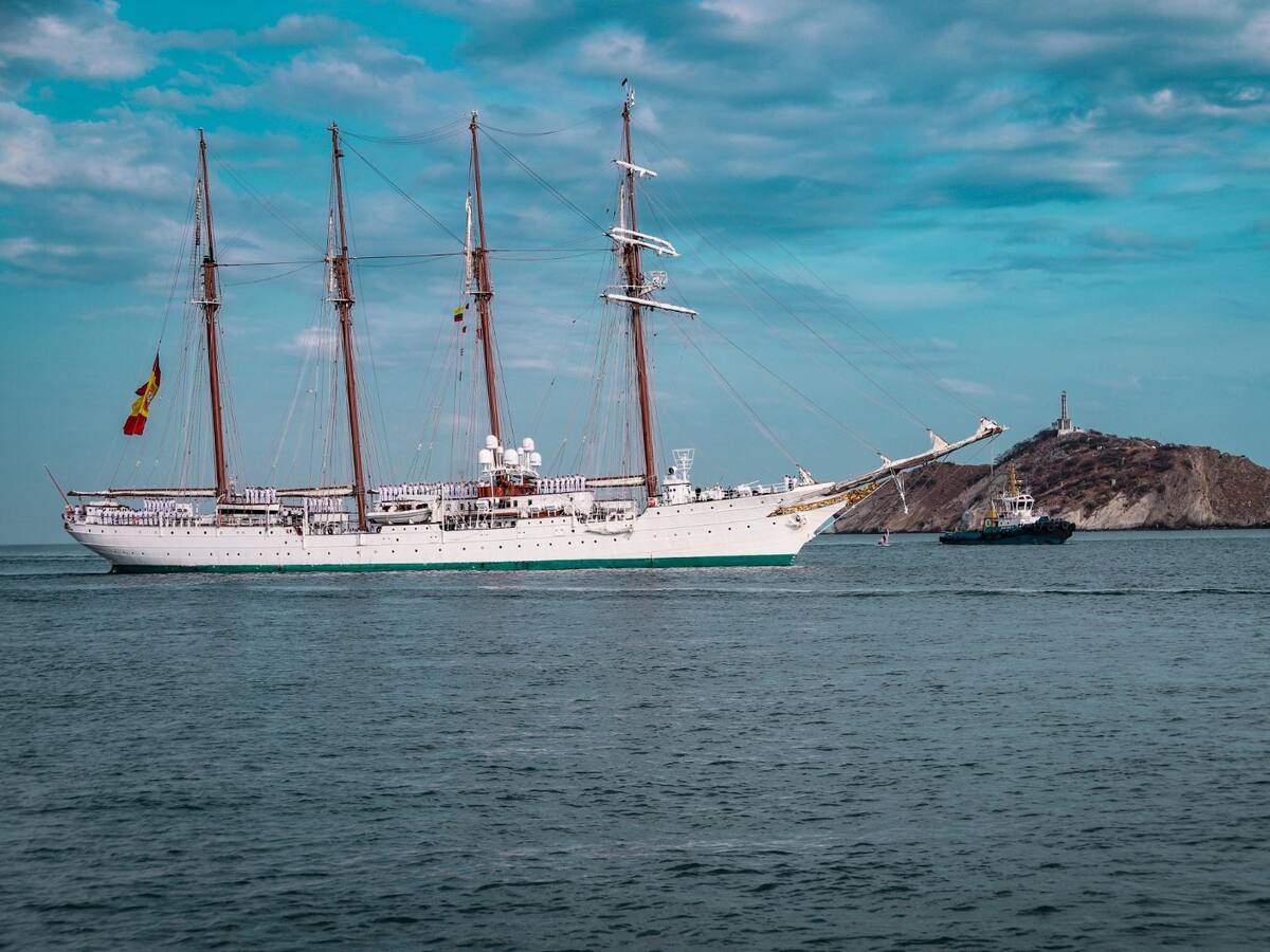 Embajada de España en Colombia destacó la llegada del buque ‘Juan Sebastián de Elcano’ a Santa Marta