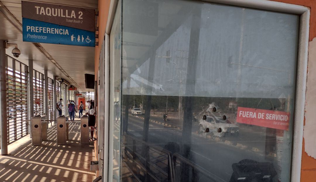 En época de pandemia, el sistema llegó a movilizar hasta 59 mil usuarios, hoy ha llegado a movilizar solo 3.240 pasajeros en un día