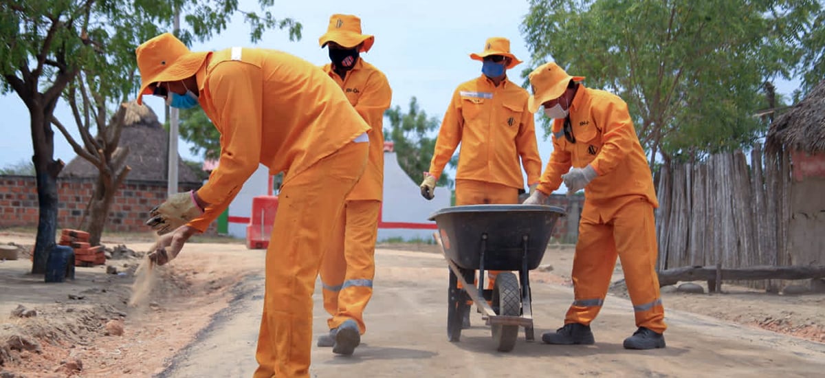 Obras de Invías en Salamina, Magdalena