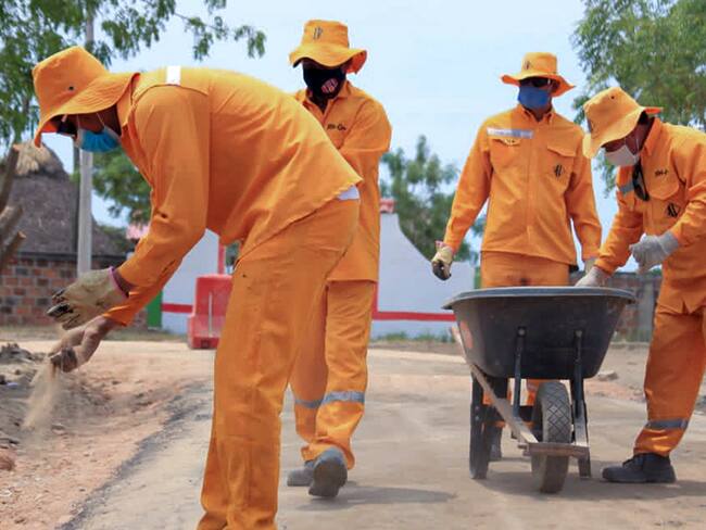 Obras de Invías en Salamina, Magdalena