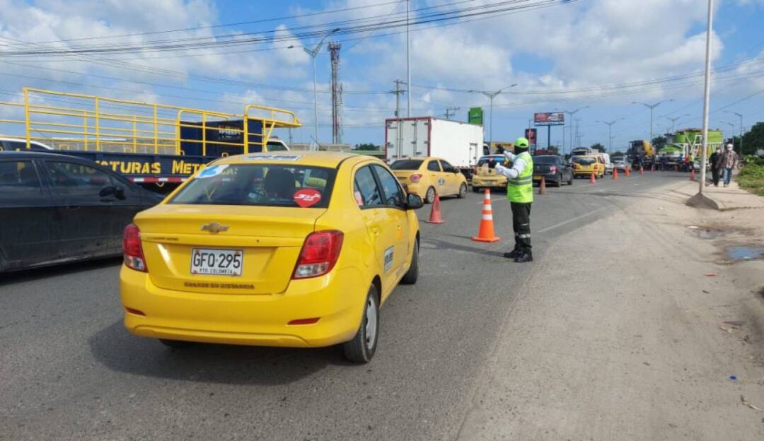 Referencia. Cortesía: Tránsito de Barranquilla
