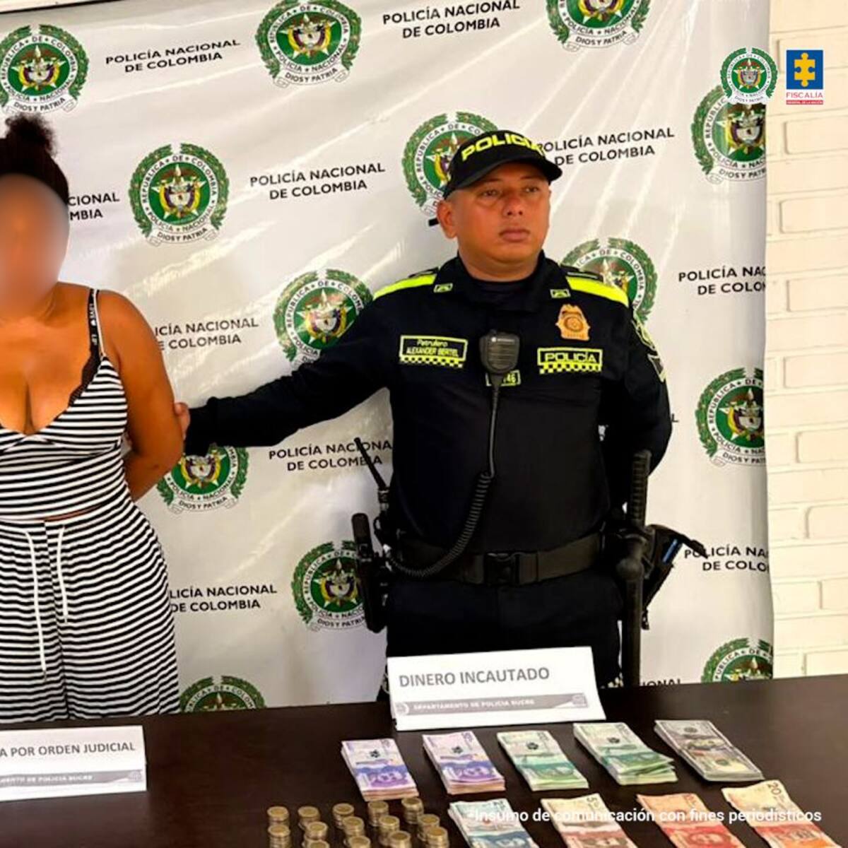 Una empleada del servicio está acusada de robar 1.600 millones en cuatro casas de Medellín