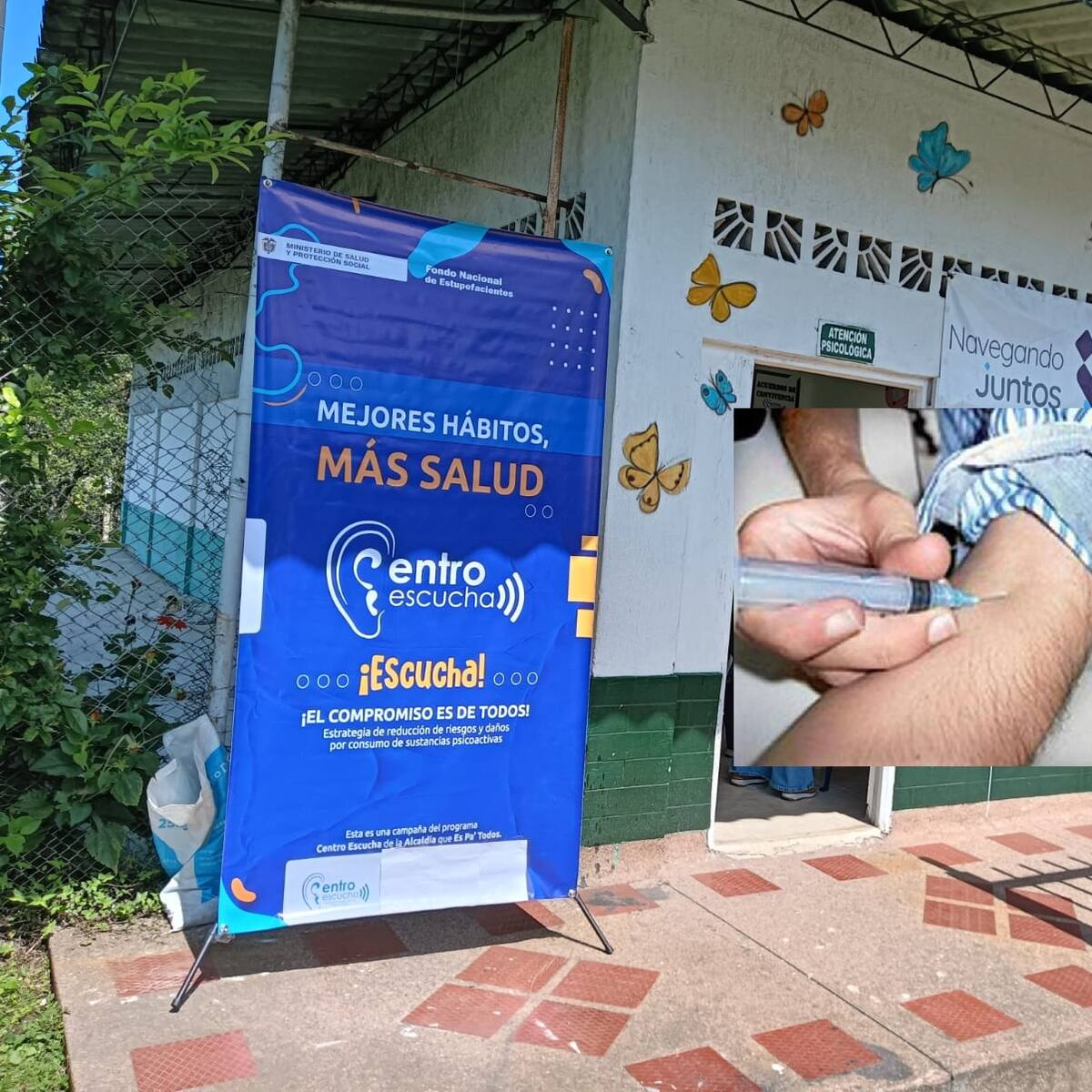 600 Personas que usan drogas inyectables se han beneficiado con el Centro Escucha en Armenia