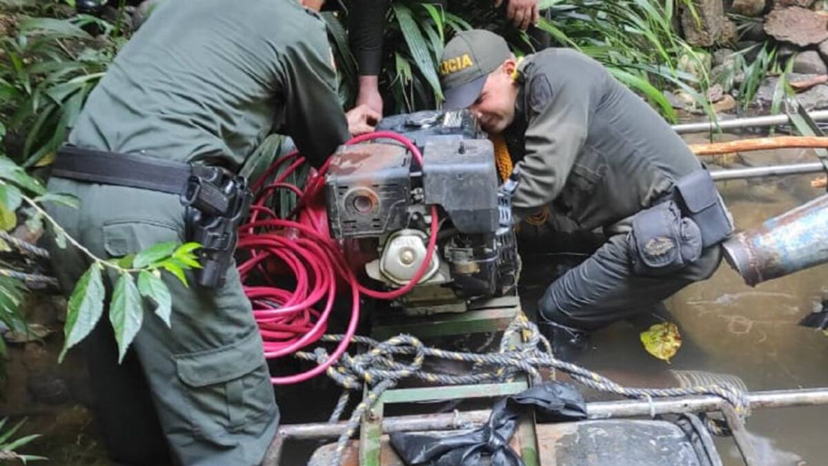 Hallada una mina ilegal en zona rural de Victoria